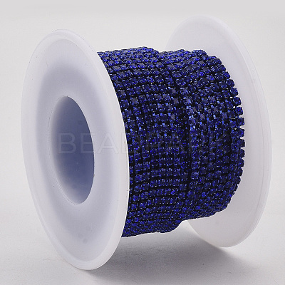 Electrophoresis Iron Rhinestone Strass Chains CHC-Q009-SS12-B03-1