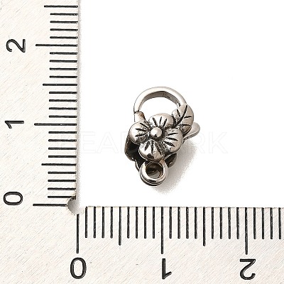 304 Stainless Steel Lobster Claw Clasps STAS-R140-07AS-1