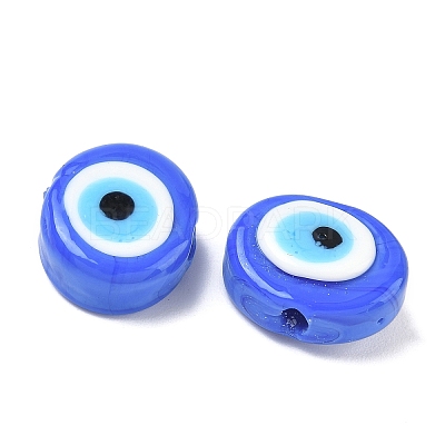 Handmade Evil Eye Lampwork Beads LAMP-G168-02A-1