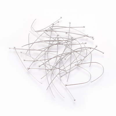 Non-Tarnish 304 Stainless Steel Ball Head Pins X-STAS-E452-01P-D-1