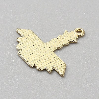 Alloy Enamel Pendants ENAM-WH20012-02G-14-1
