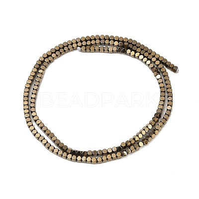 Electroplate Non-magnetic Synthetic Hematite Beads Strands G-I175-09G-1