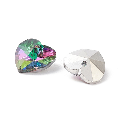 Faceted Glass Charms RGLA-L026-B07-1