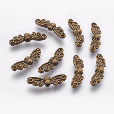 Tibetan Style Alloy Beads PALLOY-B0358-AB-LF-1