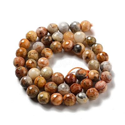 Natural Crazy Lace Agate Beads Strands G-E571-36B-1