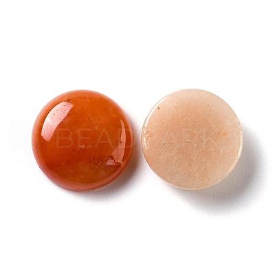 Natural Red Aventurine Cabochons G-P393-R48-14.5mm-1