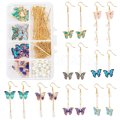 SUNNYCLUE DIY Cellulose Acetate(Resin) Earring Making Kits 