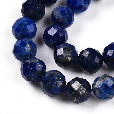 Natural Lapis Lazuli Beads Strands G-S345-6mm-24-1