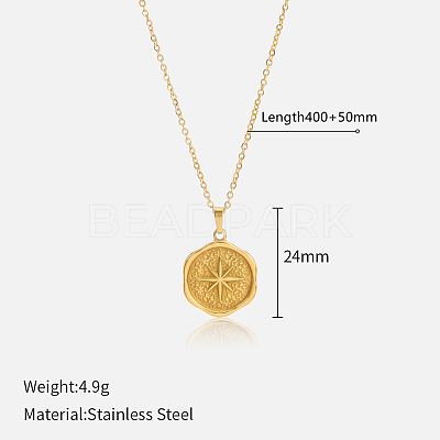 304 Stainless Steel Pendant Necklaces for Women FS-WG3C5F5-01-1