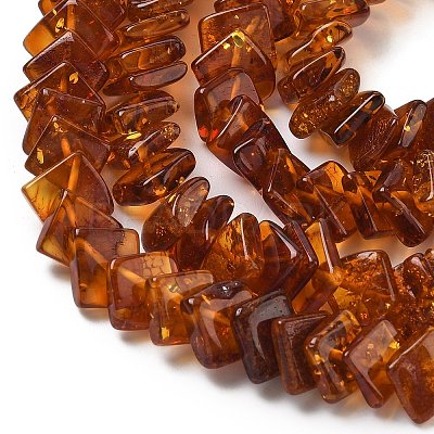 Natural Amber Beads Strands G-K376-C01-01-1