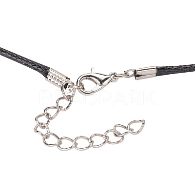 Waxed Cord Necklace Making X-NCOR-T001-01-1