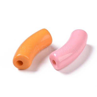 Opaque Acrylic Beads SACR-S677-M-1