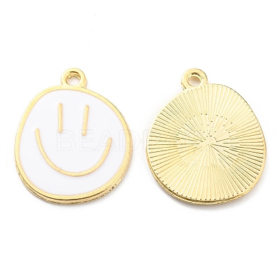 Alloy Enamel Pendants X-ENAM-D051-18G-1