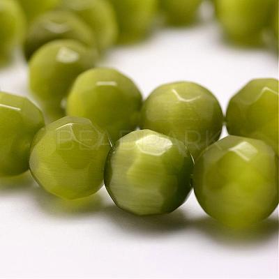 Cat Eye Beads Strands CE-k002-8mm-M-1