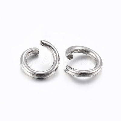 304 Stainless Steel Open Jump Rings STAS-H437-4x0.7mm-1