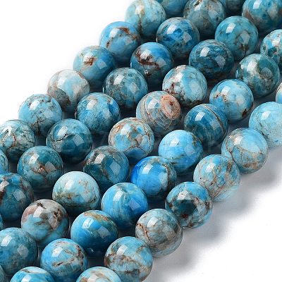 Natural Apatite Beads Strands G-G858-01C-1