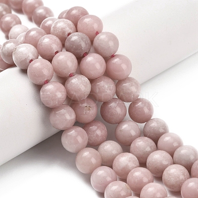 Natural Pink Opal Beads Strands G-Z110-C03-8mm-1