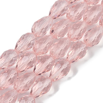 Transparent Glass Beads Strands EGLA-N013-T6mm-D18-1
