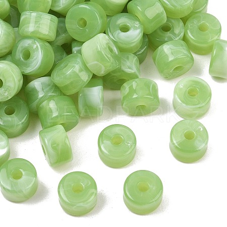 Opaque Acrylic Imitation Gemstone Beads AC-CBA3EFE-02T-1