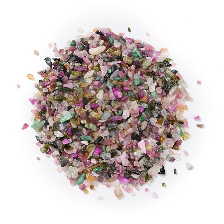 Natural Multicolor Tourmaline Chip Beads X-G-G-Q1004-01-1