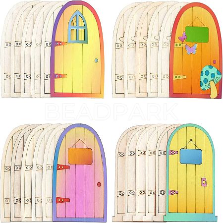 Wooden Fairy Door Decoration WOOD-NB0001-20-1