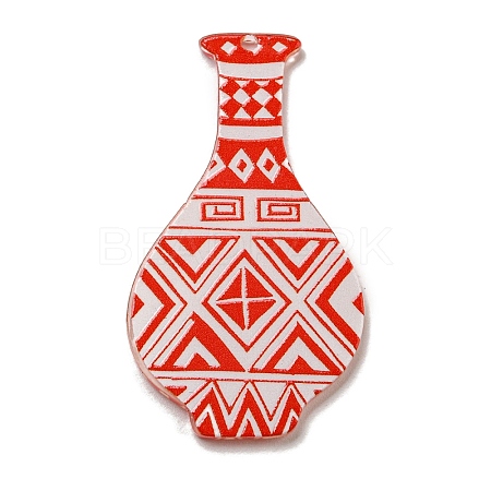 Printed Aerylic Pendants OACR-P026-E02-1