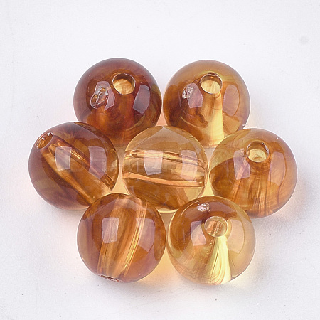 Acrylic Beads X-OACR-S029-059B-1
