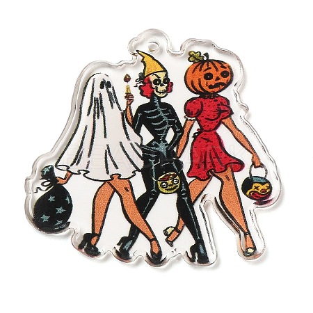 Halloween Acrylic Pendants MACR-K330-23D-1