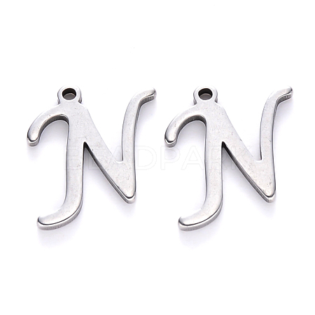 Tarnish Resistant 201 Stainless Steel Charms STAS-R105-N-1