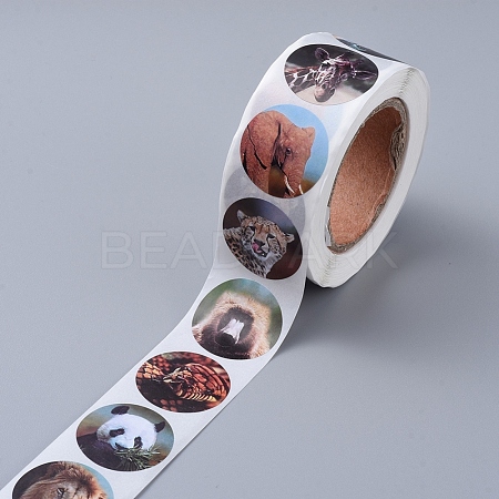 Self-Adhesive Paper Gift Tag Stickers DIY-E027-A-12-1