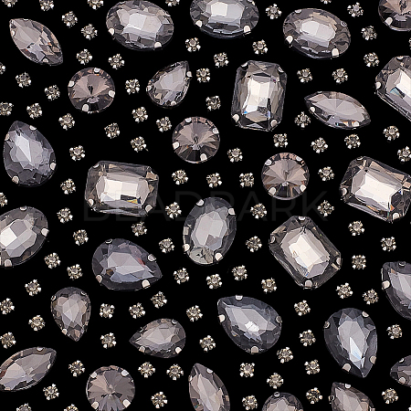 156Pcs 7 Styles Sew on Rhinestone DIY-SP0007-30A-1