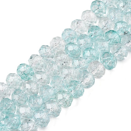 Transparent Glass Beads Strands X-GLAA-T023-8mm-A01-1