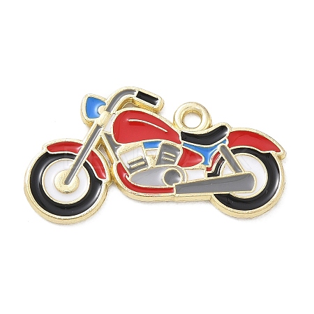 Racing Car Theme Alloy Enamel Pendants AL-CBA4666-03E-01-1