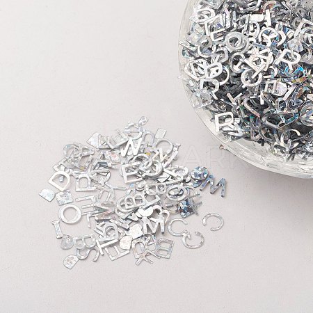 Ornament Accessories Plastic Paillette/Sequins Beads X-PVC-E001-12-LS02-1