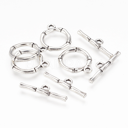 Alloy Toggle Clasps LS-PALLOY-EA9143Y-AS-RS-1