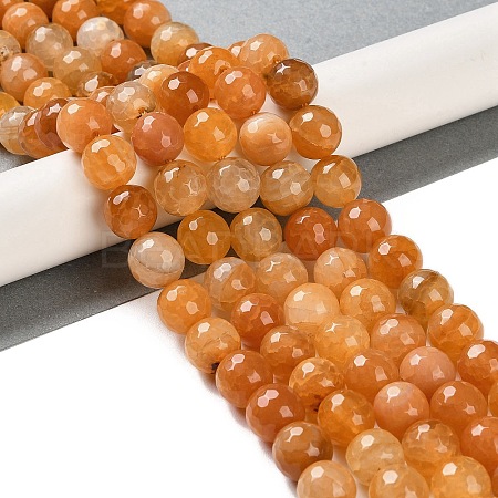 Natural Agate Beads Strands G-M437-C01-01G-1