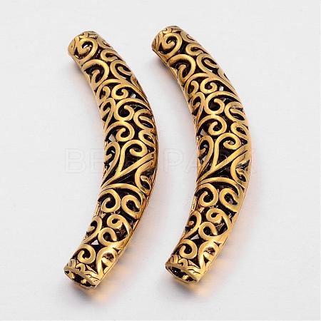 Tibetan Style Alloy Hollow Beads GLF10634Y-NF-1