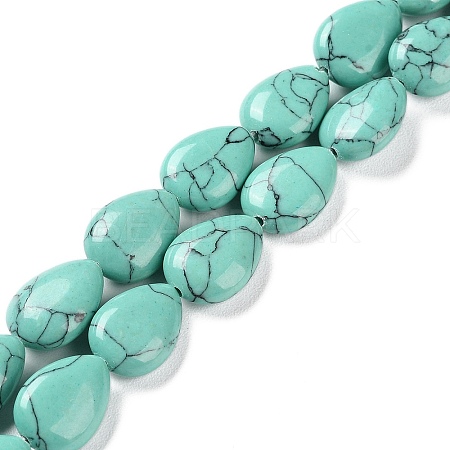 Synthetic Turquoise Beads Strands G-K357-A13-01-1