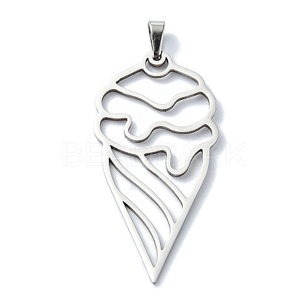 Non-Tarnish 304 Stainless Steel Pendants STAS-C097-15P-1