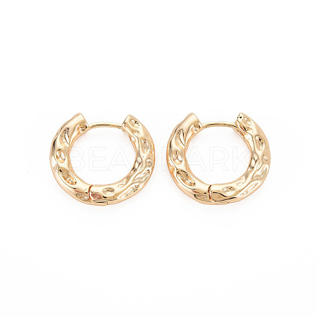 Brass Hoop Earrings for Women EJEW-N012-293LG-1