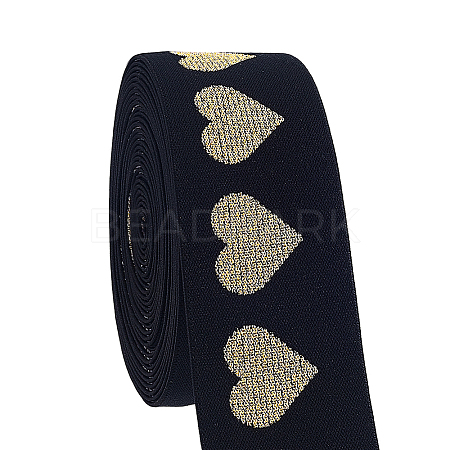 5 Yards Flat Polyester Jacquard Elastic Band EC-PH0001-31B-1