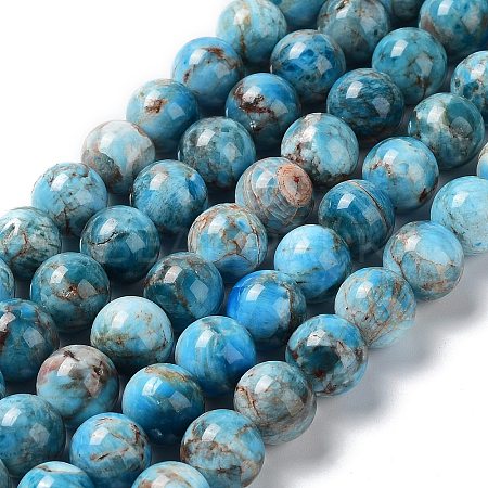 Natural Apatite Beads Strands G-G858-01C-1