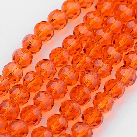 Transparent Glass Bead Strands X-GLAA-G013-8mm-70-1