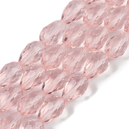 Transparent Glass Beads Strands EGLA-N013-T6mm-D18-1