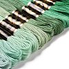12 Skeins 12 Colors 6-Ply Polyester Embroidery Floss OCOR-M009-01B-06-2