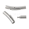 Tarnish Resistant 316 Surgical Stainless Steel Bayonet Clasps X-STAS-I013-3mm-1