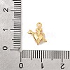 Brass Glass Pendants KK-P340-55G-3