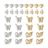 Spritewelry 32Pcs 8 Style Rack Plating Alloy Pendants FIND-SW0001-23-2