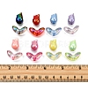 48Pcs 2 Styles UV Plated Acrylic Beads SACR-FS0001-37-5