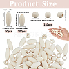 300Pcs 3 Style Natural Unfinished Wood Beads WOOD-SP0001-53-2